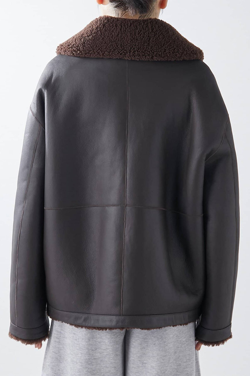 Whim Gazette(ウィム ガゼット)｜【GEMINI】ムートンブルゾンコート