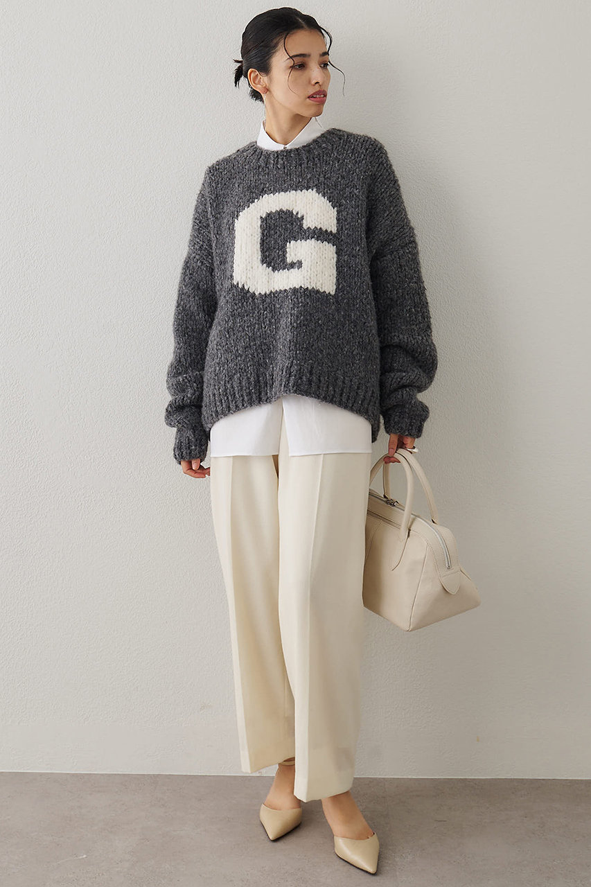 Whim Gazette(ウィム ガゼット)｜サキソニーウールパンツ/エクリュ の