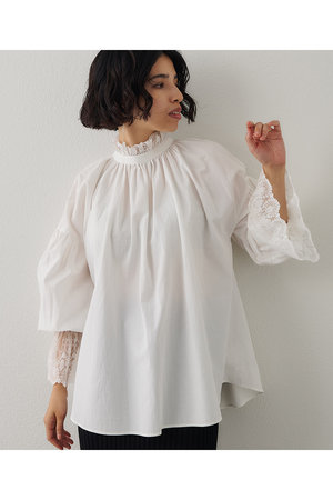 【新品未使用】ウィムガゼット　ブラウス　シャツ Whim Gazette｜DENIMボウブラウス | Rakuten Fashion(楽天