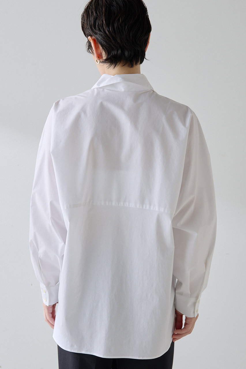 Whim Gazette(ウィム ガゼット)｜ドルマンシャツ/オフホワイト の通販