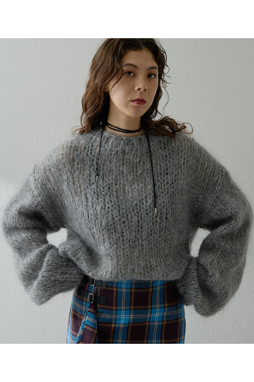 ★★Kitaku★★新品　Whim Gazetteハンドクルーニット★★ Whim Gazette ニット セーター ハンドクルーニットプルオーバー