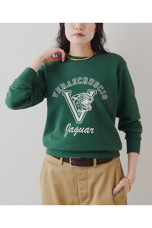 ウィム ガゼット/Whim Gazetteのロゴフロッキー裏毛(110100/110103)