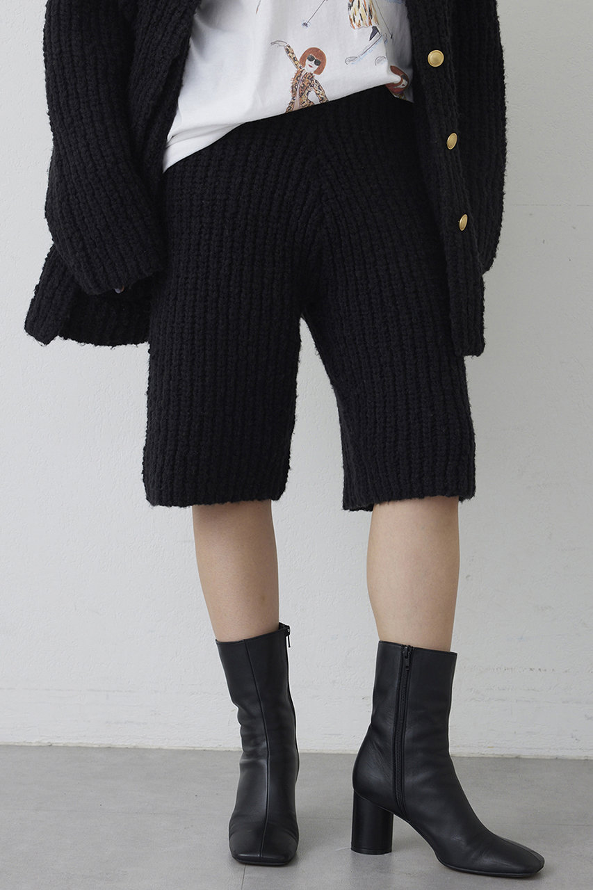 Whim Gazette(ウィム ガゼット)｜【THE PAUSE】ニットハーフパンツ