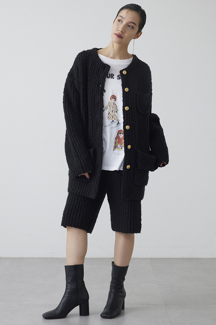 Whim Gazette(ウィム ガゼット)｜【THE PAUSE】ニットハーフパンツ