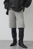 【THE PAUSE】ニットハーフパンツ