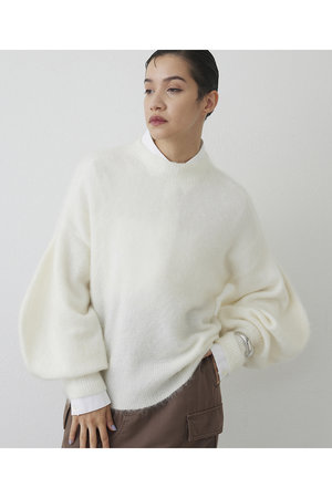 ウィム ガゼット/Whim Gazetteの【THE PAUSE】バレルスリーブニット(110300/110301)