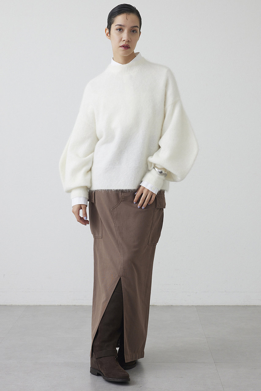 Whim Gazette(ウィム ガゼット)｜【THE PAUSE】バレルスリーブニット