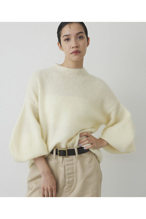 ウィム ガゼット/Whim Gazetteの【THE PAUSE】バレルスリーブニット(110300/110301)