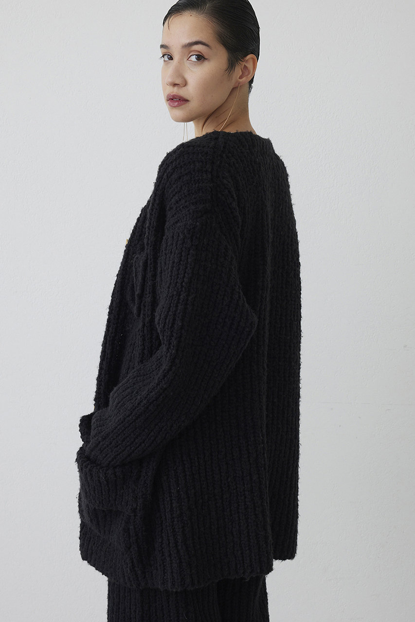 Whim Gazette(ウィム ガゼット)｜【THE PAUSE】ニットボタンジャケット