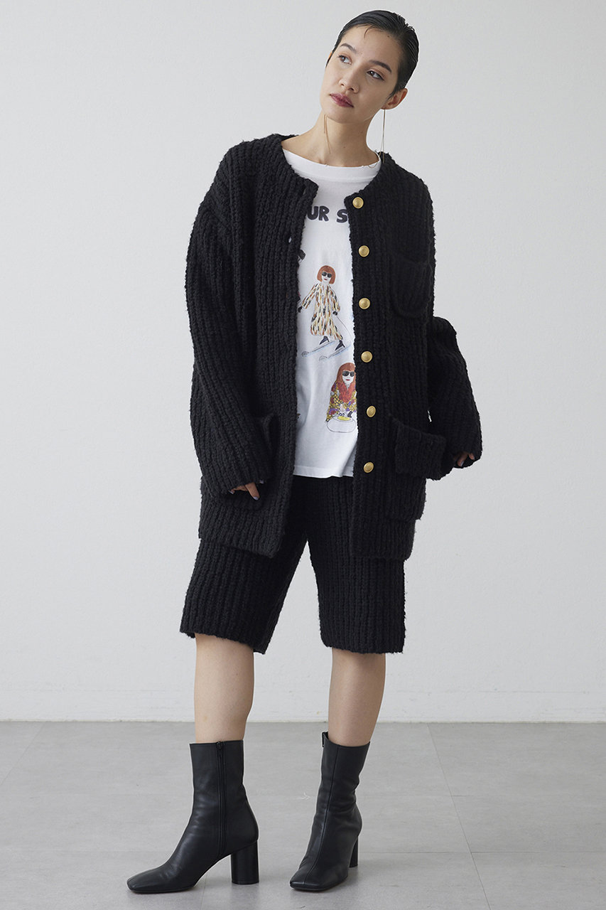 whim Gazette ニット　黒 Whim Gazette（ウィムガゼット）ニット・セーター 黒 サイズ:F