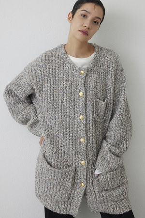 Whim Gazette ウィムガゼット モヘヤ混 ツイードジャケット 金ボタン v_P18QTP_01.jpg?$500$