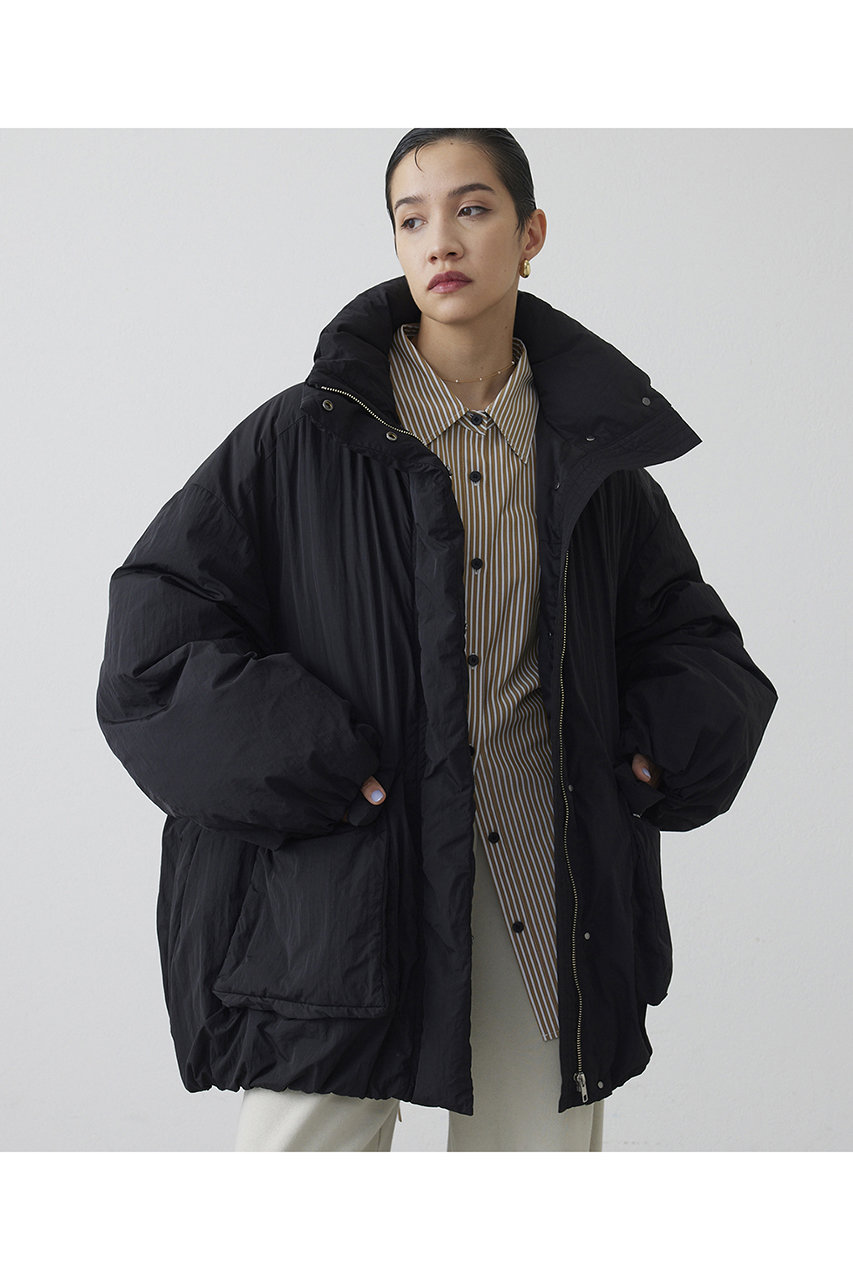 2023美品 ウィムガゼット　【THE PAUSE】パッカブルコート　ブラック 2023美品 ウィムガゼット 【THE PAUSE】パッカブルコート ブラック