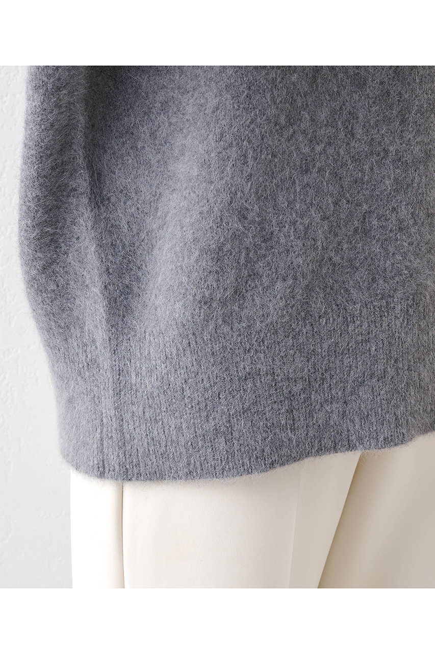 Whim Gazette(ウィム ガゼット)｜F/W Vネックプルオーバー/グレージュ