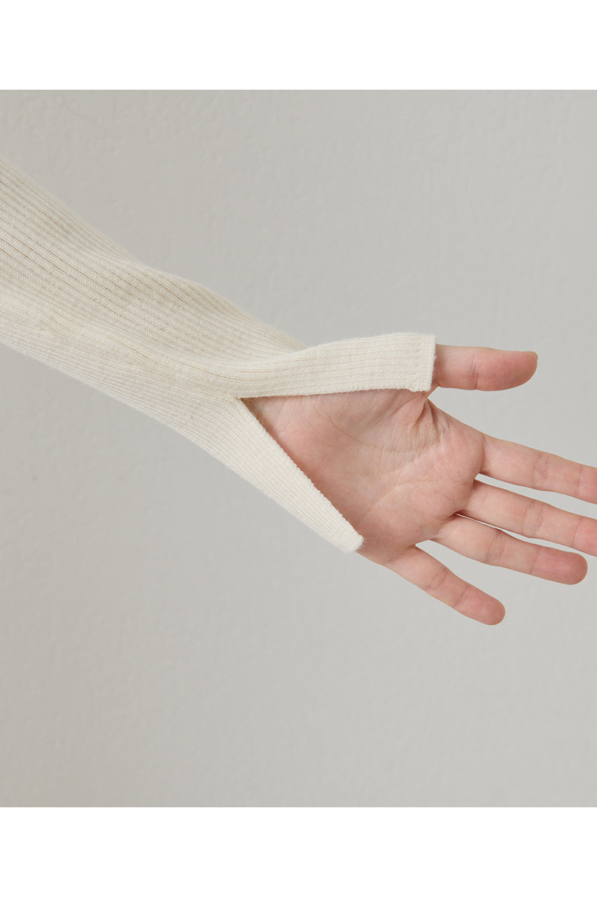 Whim Gazette ウィムガゼット　完売リブニットクループルオーバー Whim Gazette(ウィム ガゼット)｜リブニットクループルオーバー/オフ