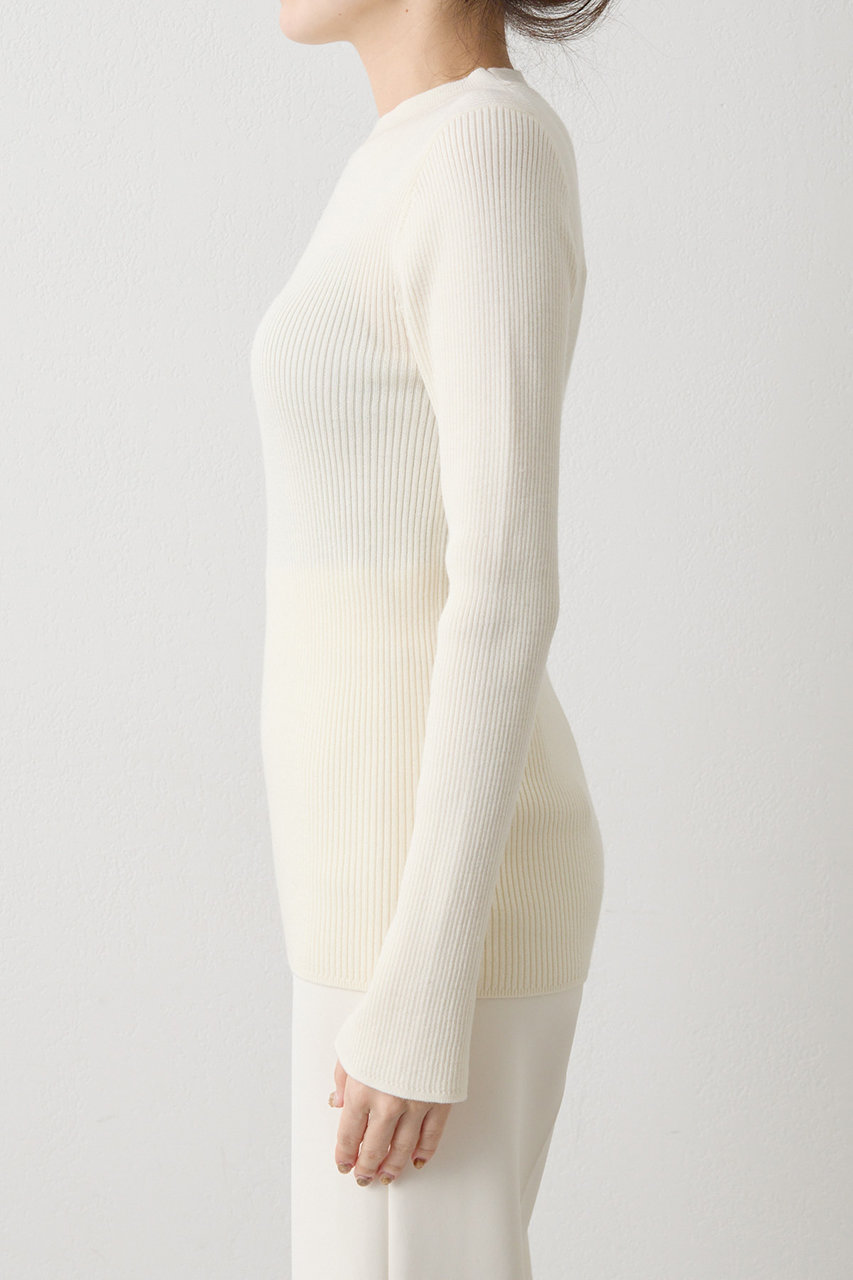 Whim Gazette(ウィム ガゼット)｜リブニットクループルオーバー/オフ