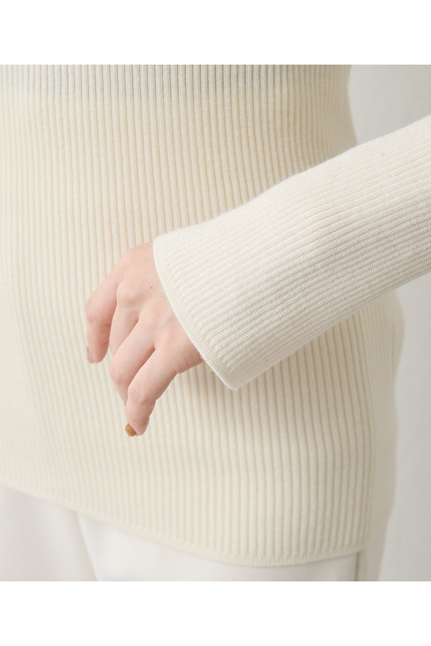 Whim Gazette(ウィム ガゼット)｜リブニットクループルオーバー/オフ