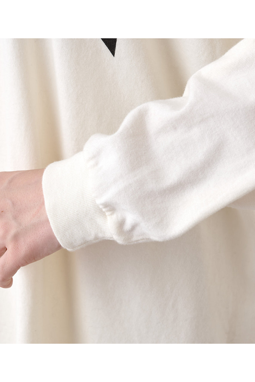 Whim Gazette(ウィム ガゼット)｜MONTANAロングTシャツ/アイボリー の