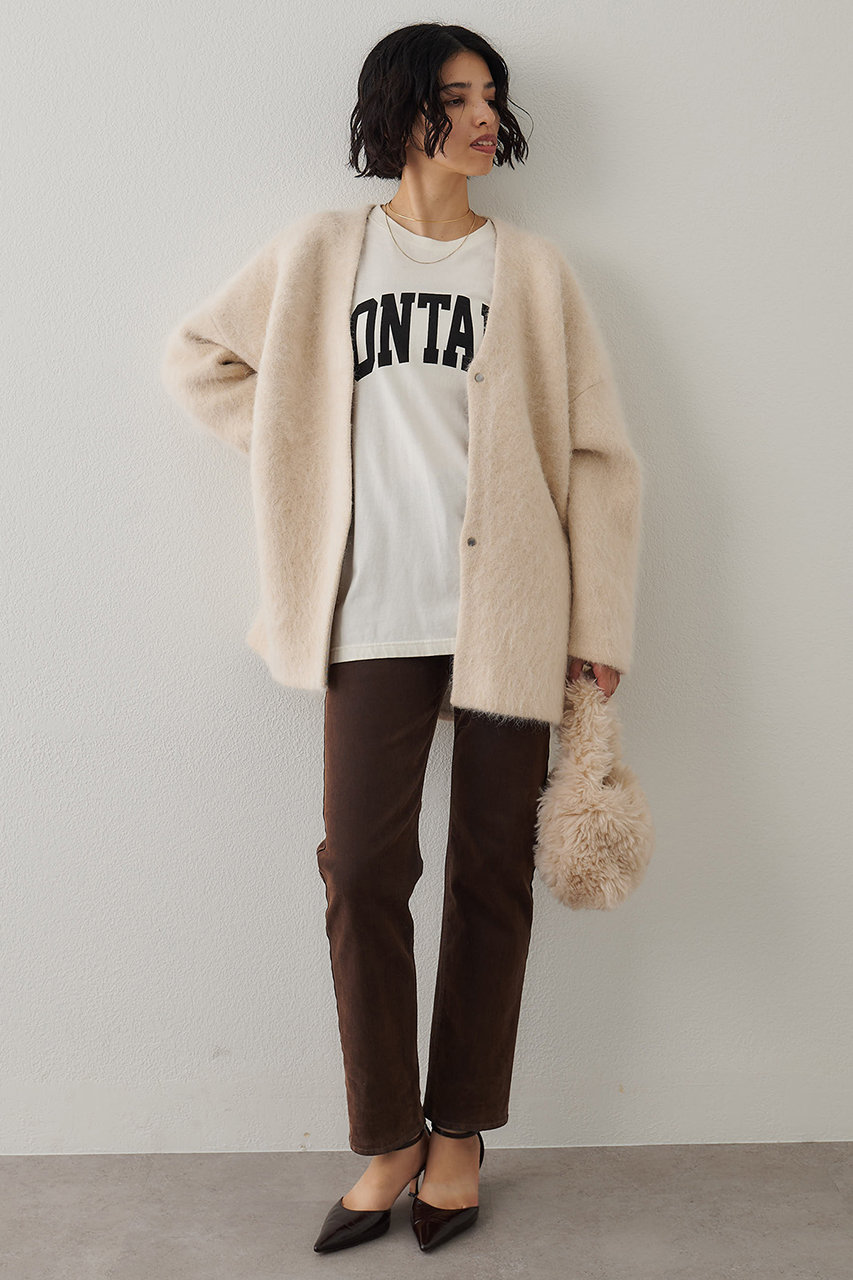 Whim Gazette(ウィム ガゼット)｜MONTANAロングTシャツ/アイボリー の