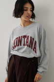 Whim Gazette(ウィム ガゼット)｜MONTANAロングTシャツ/アイボリー の