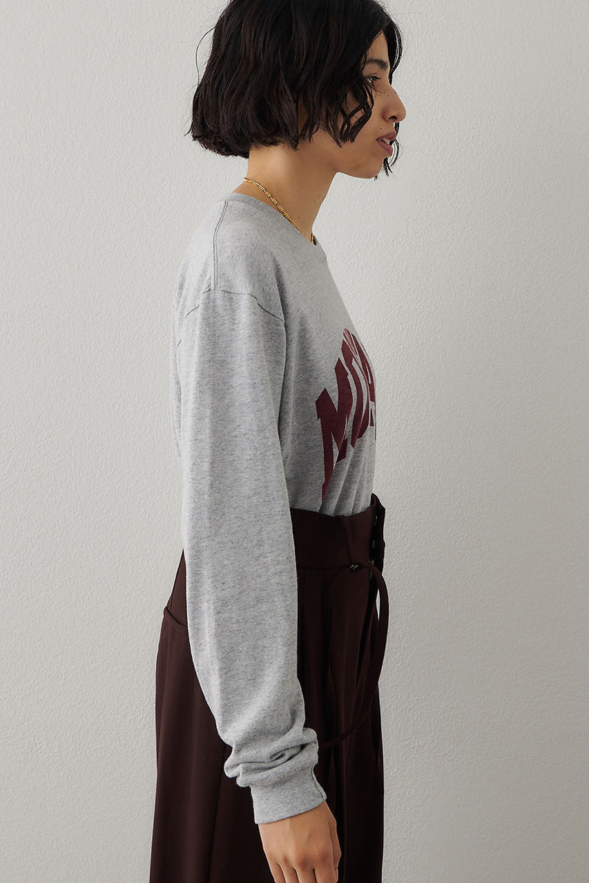 Whim Gazette(ウィム ガゼット)|MONTANAロングTシャツ/グレー の通販 Whim Gazette(ウィム ガゼット)|MONTANAロングTシャツ/グレー の通販