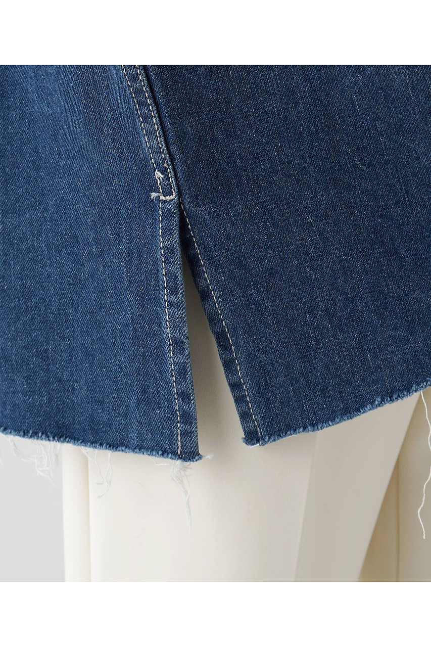 Whim Gazette(ウィム ガゼット)｜デニムフーディー/ブルー の