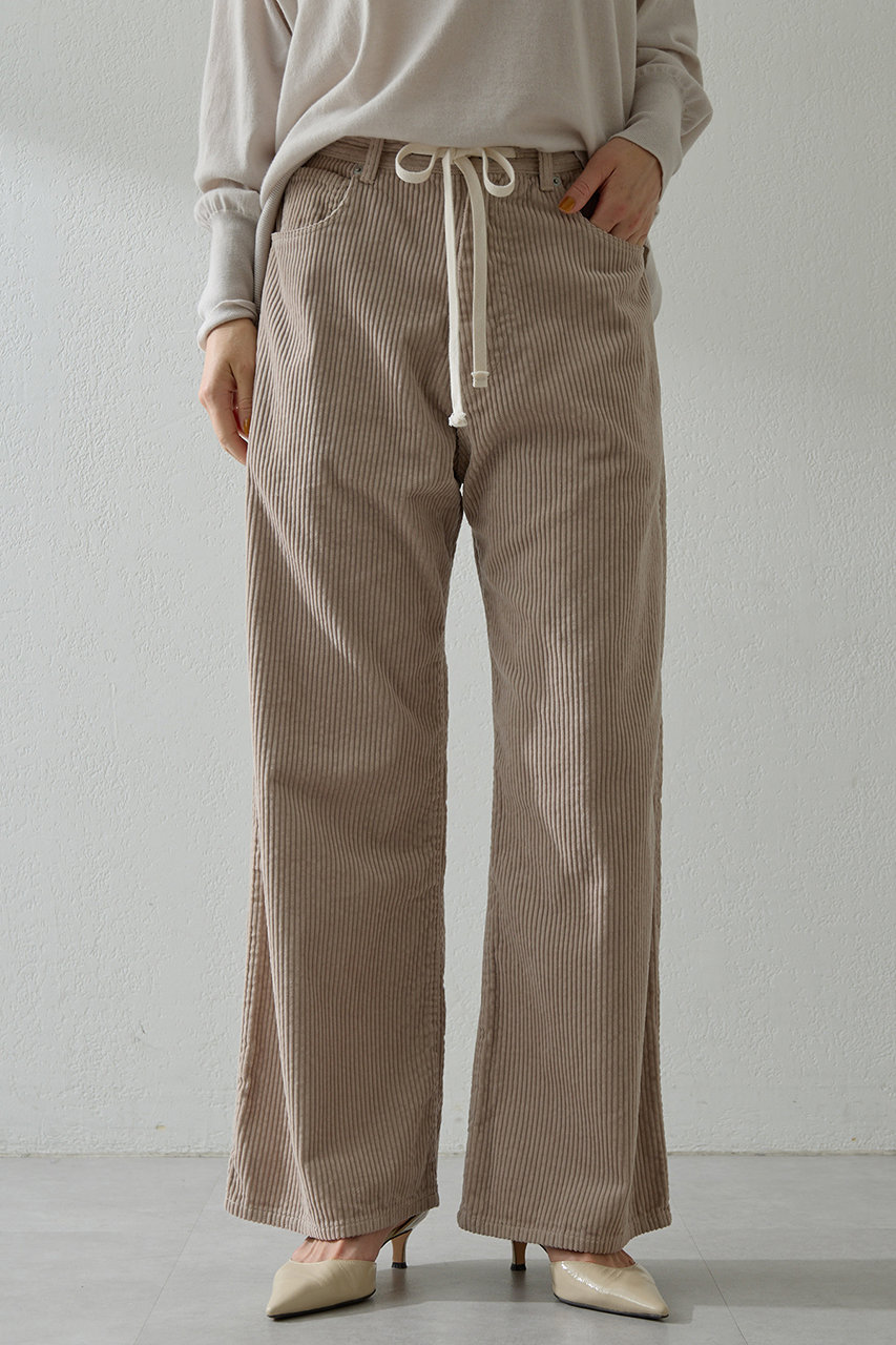 Whim Gazette(ウィム ガゼット)｜コールドロストパンツ/ベージュ の