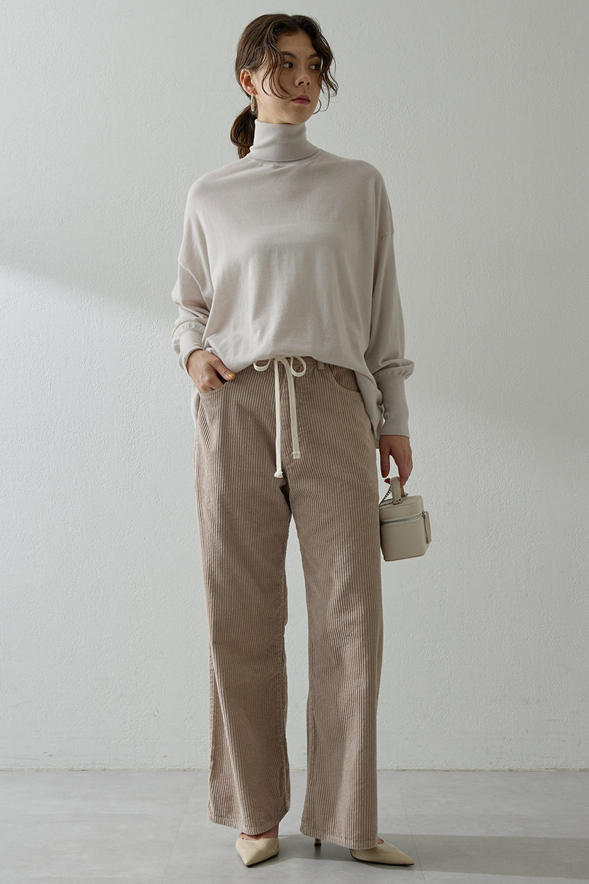 Whim Gazette(ウィム ガゼット)｜コールドロストパンツ/ベージュ の