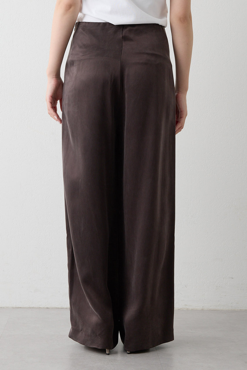 Whim Gazette(ウィム ガゼット)｜フィブリルパンツ/ブラウン の通販