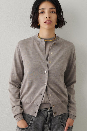 ウィム ガゼット/Whim Gazetteの16GWOOLテンジクカーディガン(110300/110303)