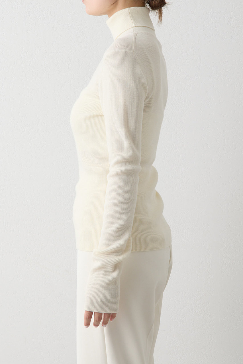 Whim Gazette(ウィム ガゼット)｜ソフトRIBタートル/オフホワイト の