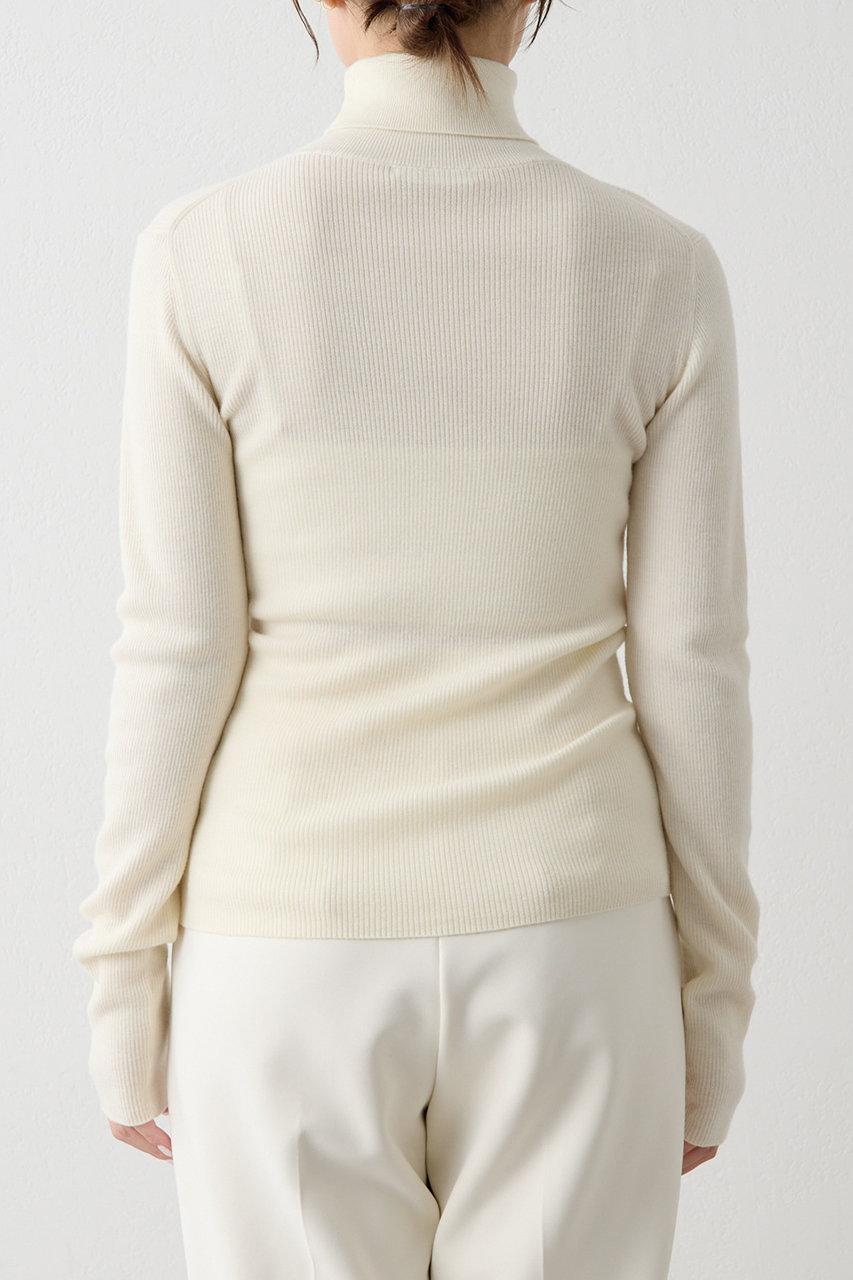 Whim Gazette(ウィム ガゼット)｜ソフトRIBタートル/オフホワイト の