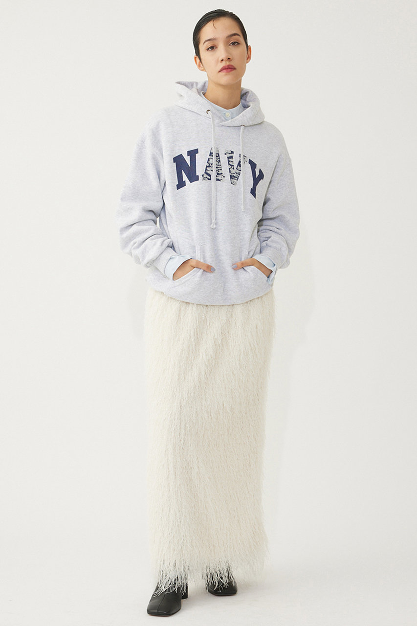 【THE PAUSE】ラメフリンジスカート