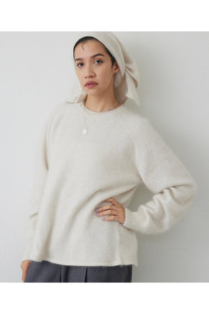 ウィム ガゼット/Whim Gazetteの【予約販売】【THE PAUSE】ファーニットスカーフSET プルオーバー(110300/110301)