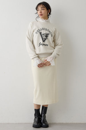 ウィム ガゼット/Whim Gazetteの圧縮スムースタイトスカート(110700/110703)