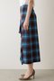 チェックフリンジスカート ウィム ガゼット/Whim Gazette