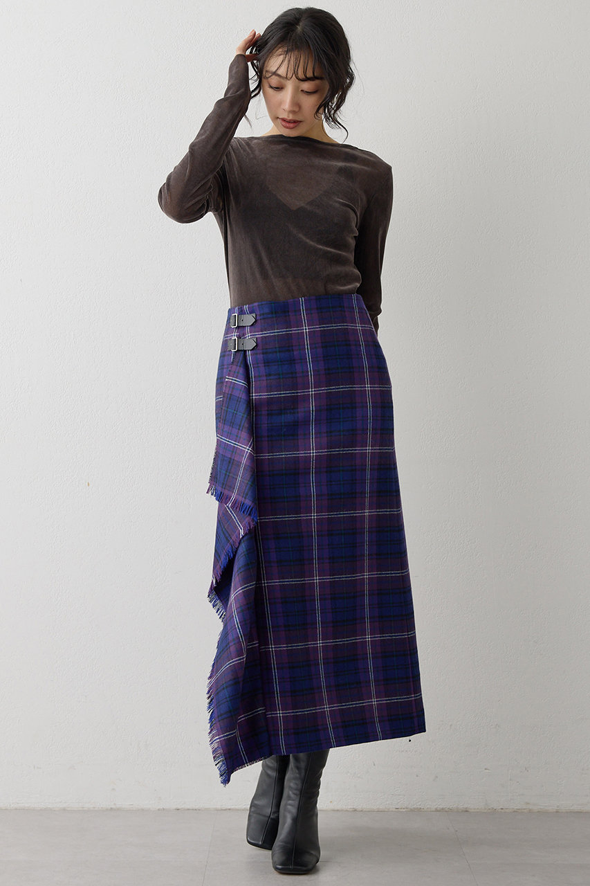 ウィムガゼット デニムスカート フリンジヘム ウィムガゼット デニムスカート フリンジヘム Whim Gazette(ウィム