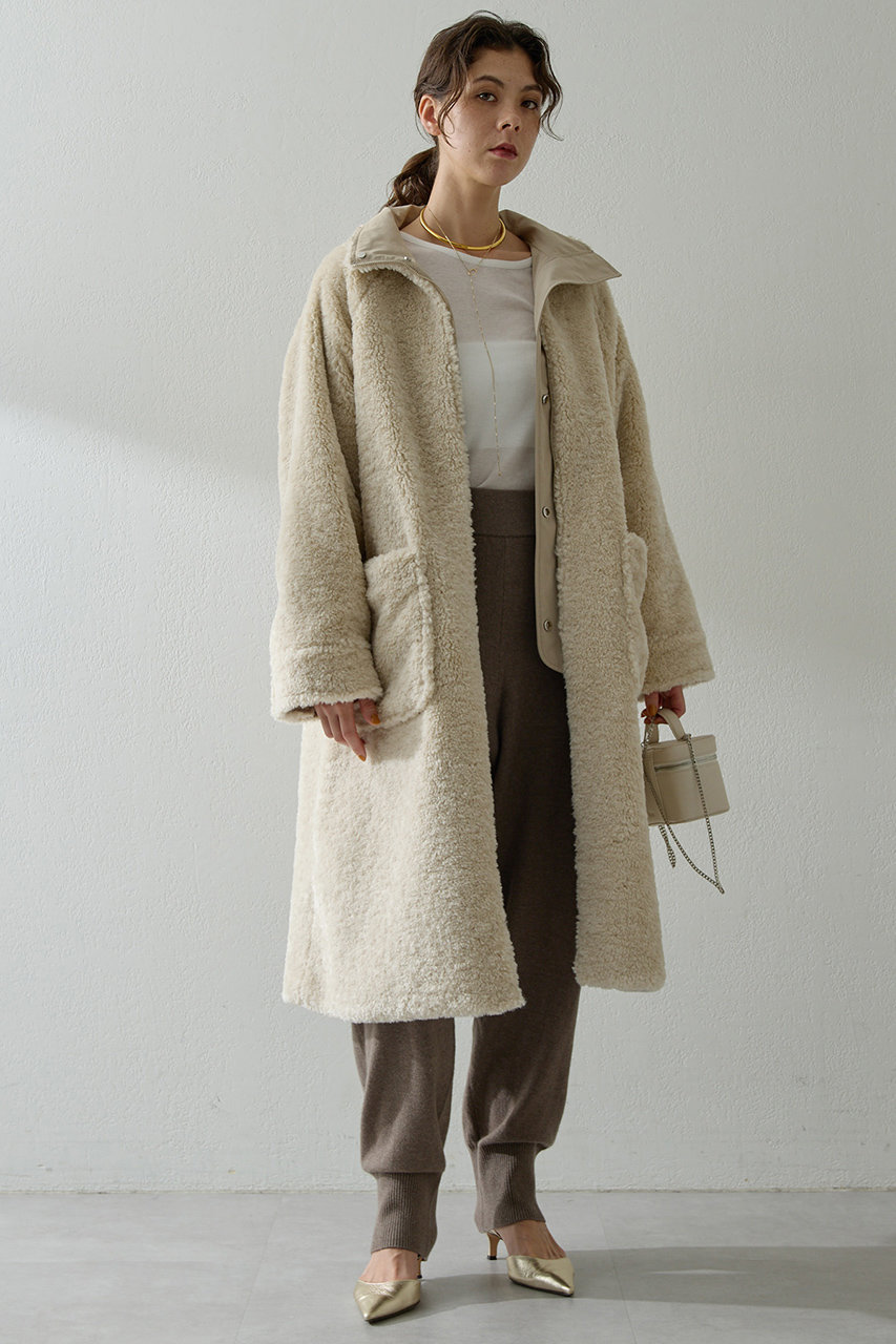 Whim Gazette(ウィム ガゼット)｜W/Caニットパンツ/モカ の通販