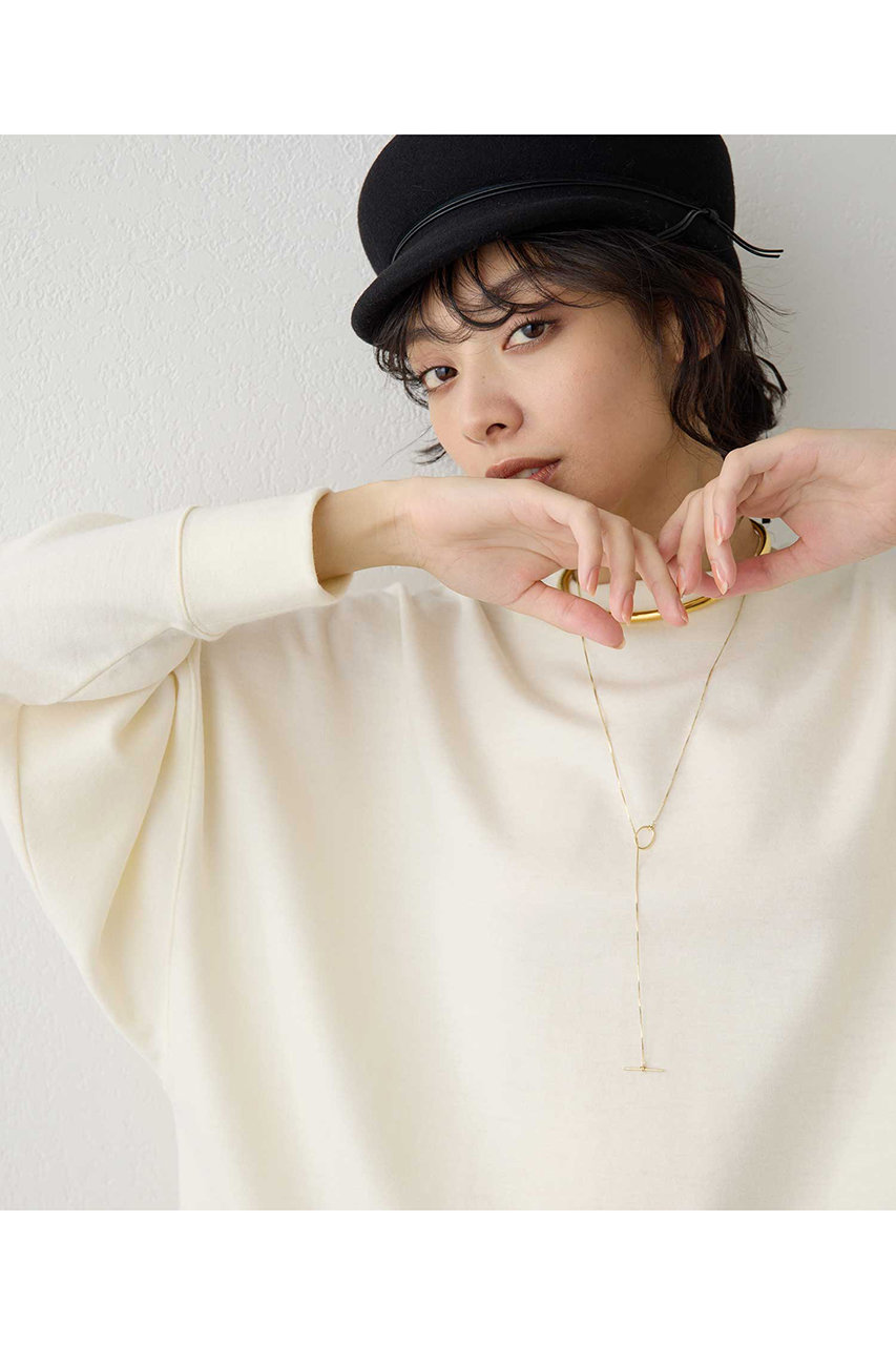 Whim Gazette(ウィム ガゼット)｜圧縮スムースワイドプルオーバー