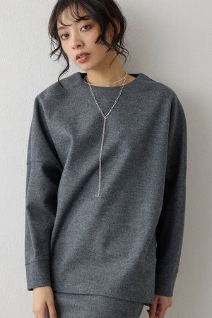 ウィム ガゼット/Whim Gazetteの圧縮スムースワイドプルオーバー(110100/110103)