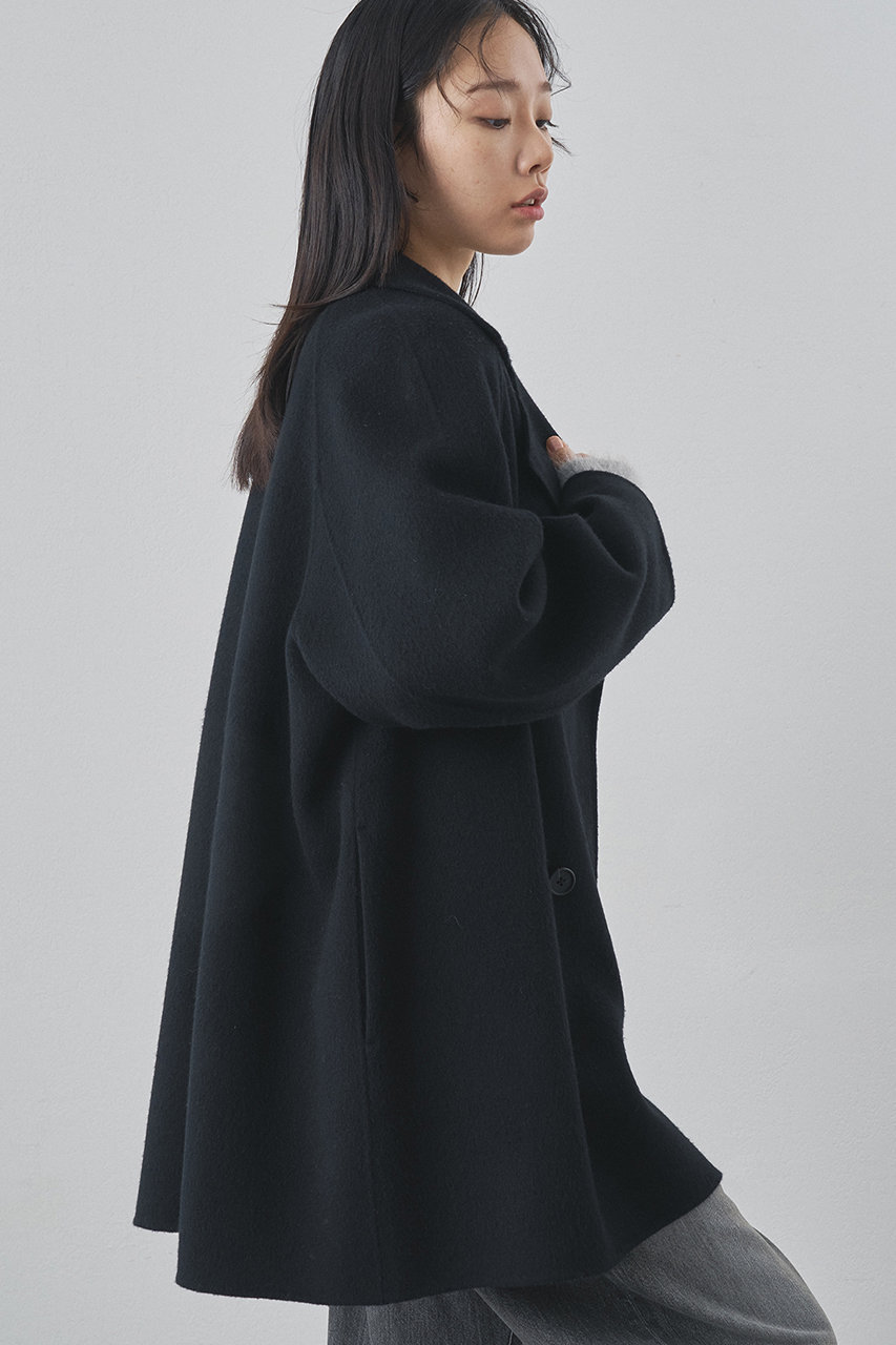 Whim Gazette(ウィム ガゼット)｜【予約販売】リバーPコート/ブラック