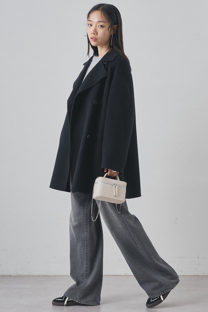Whim Gazette(ウィム ガゼット)｜【予約販売】リバーPコート/ブラック