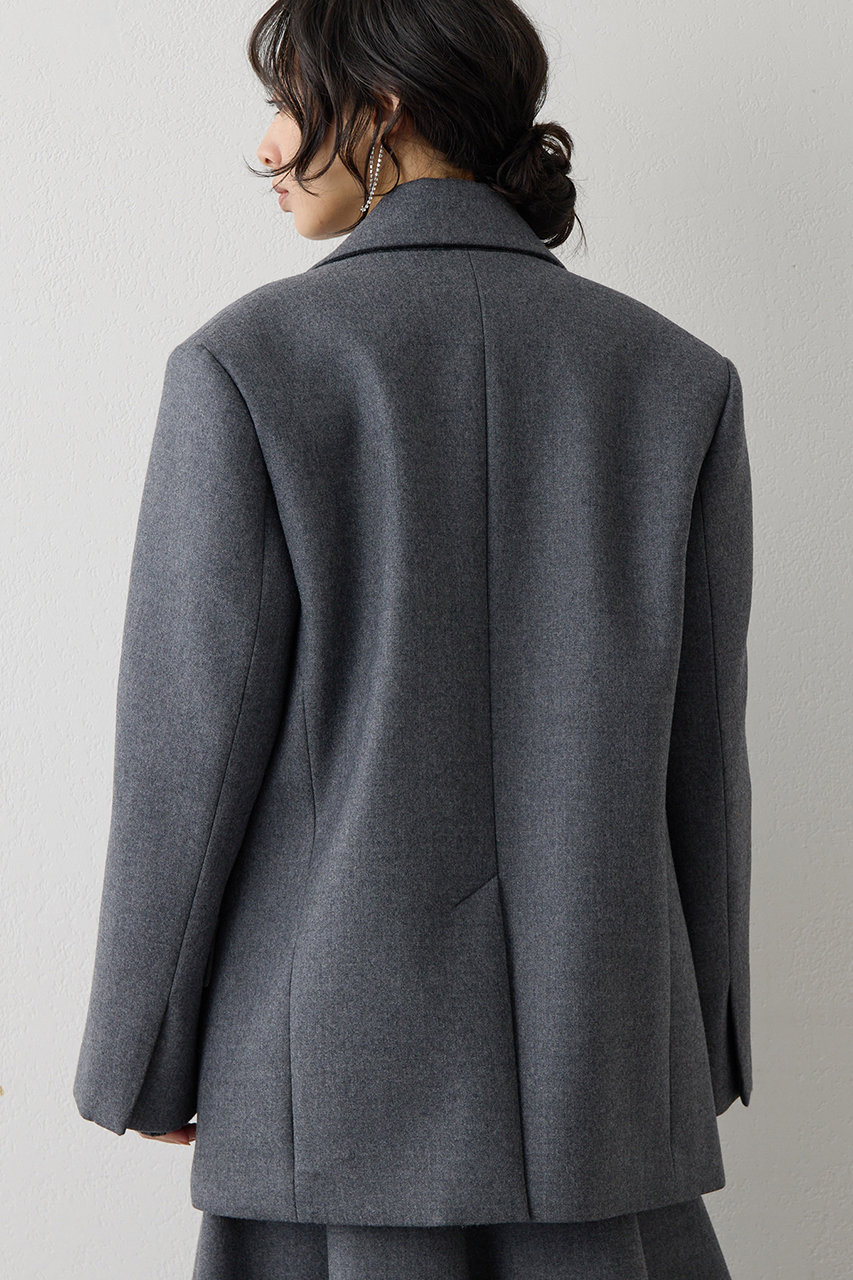 Whim Gazette(ウィム ガゼット) ラミージャケット　チャコールグレー Whim Gazette(ウィム ガゼット)の【一部店舗＆WEB限定カラーあり