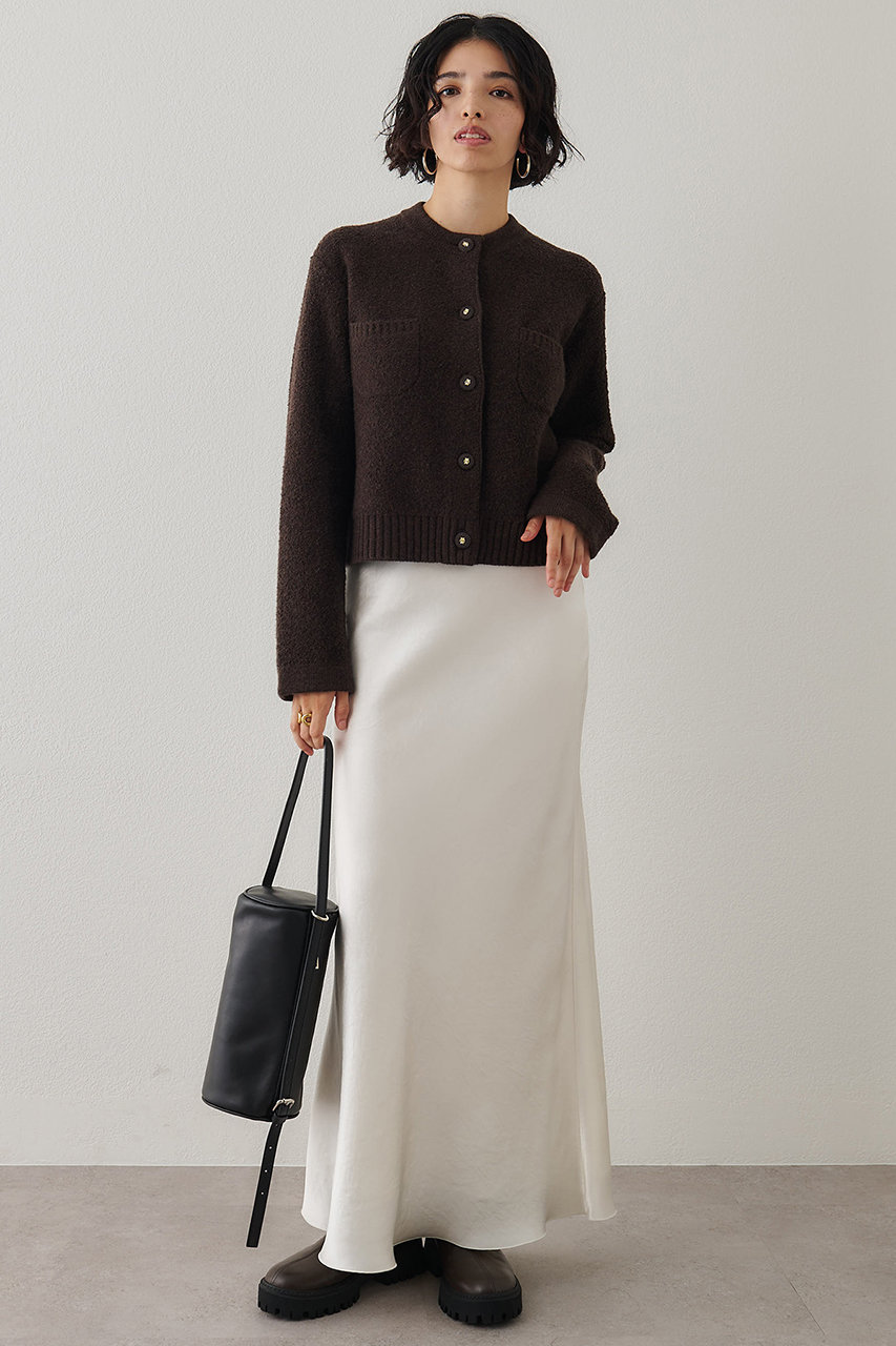 美品　ウィムガゼット　サテンスカート Whim Gazette（ウィム ガゼット） 【ウィムガゼット】サテンフレア