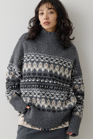 ウィム ガゼット/Whim Gazetteのフェアアイルプルオーバー(110300/110301)