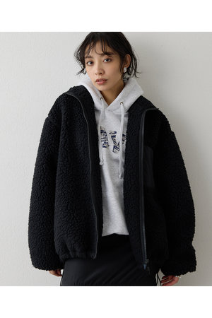 ウィム ガゼット/Whim Gazetteのボアブルゾン(110800/110802)