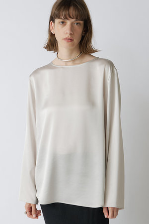 ウィム ガゼット/Whim Gazetteの【Drawing Numbers】サテンボートブラウス(110400/110403)