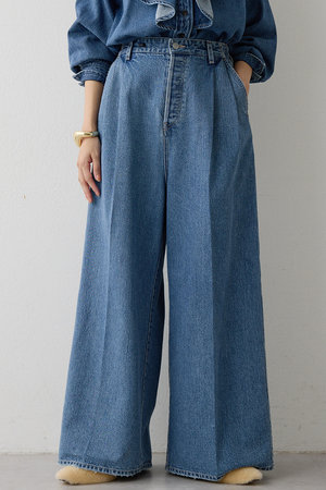 ウィム ガゼット/Whim Gazetteの【予約販売】ワイドデニムイージーパンツ(110600/110601)