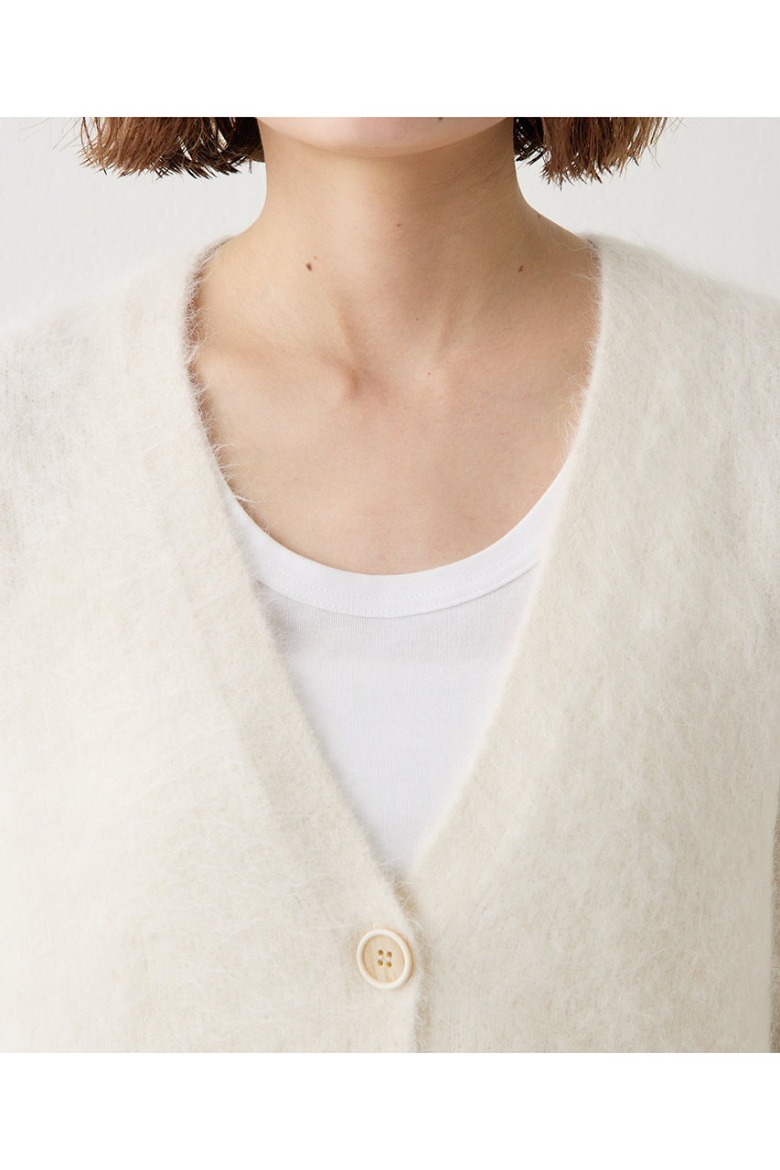 Whim Gazette(ウィム ガゼット)｜スーリーアルパカカーディガン/オフ