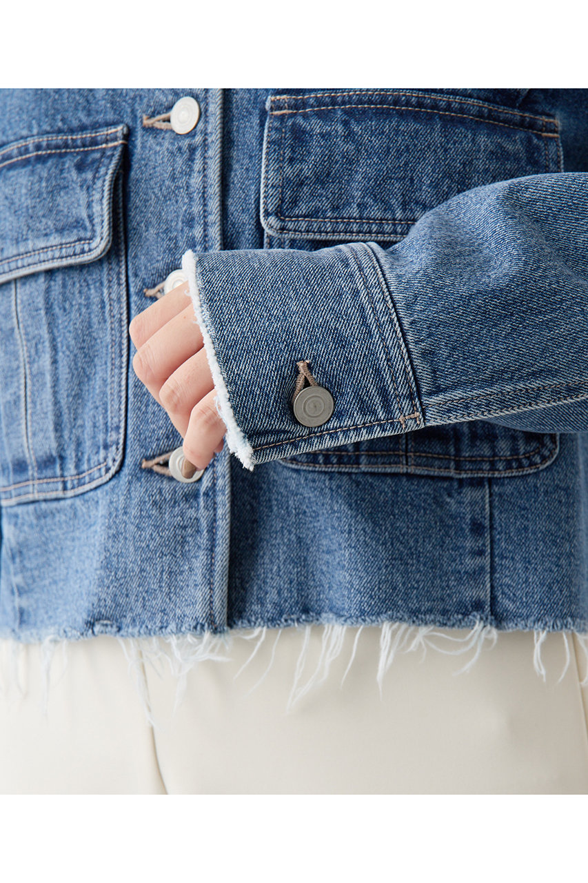 Whim Gazette(ウィム ガゼット)｜デニムクルージャケット/ブルー の