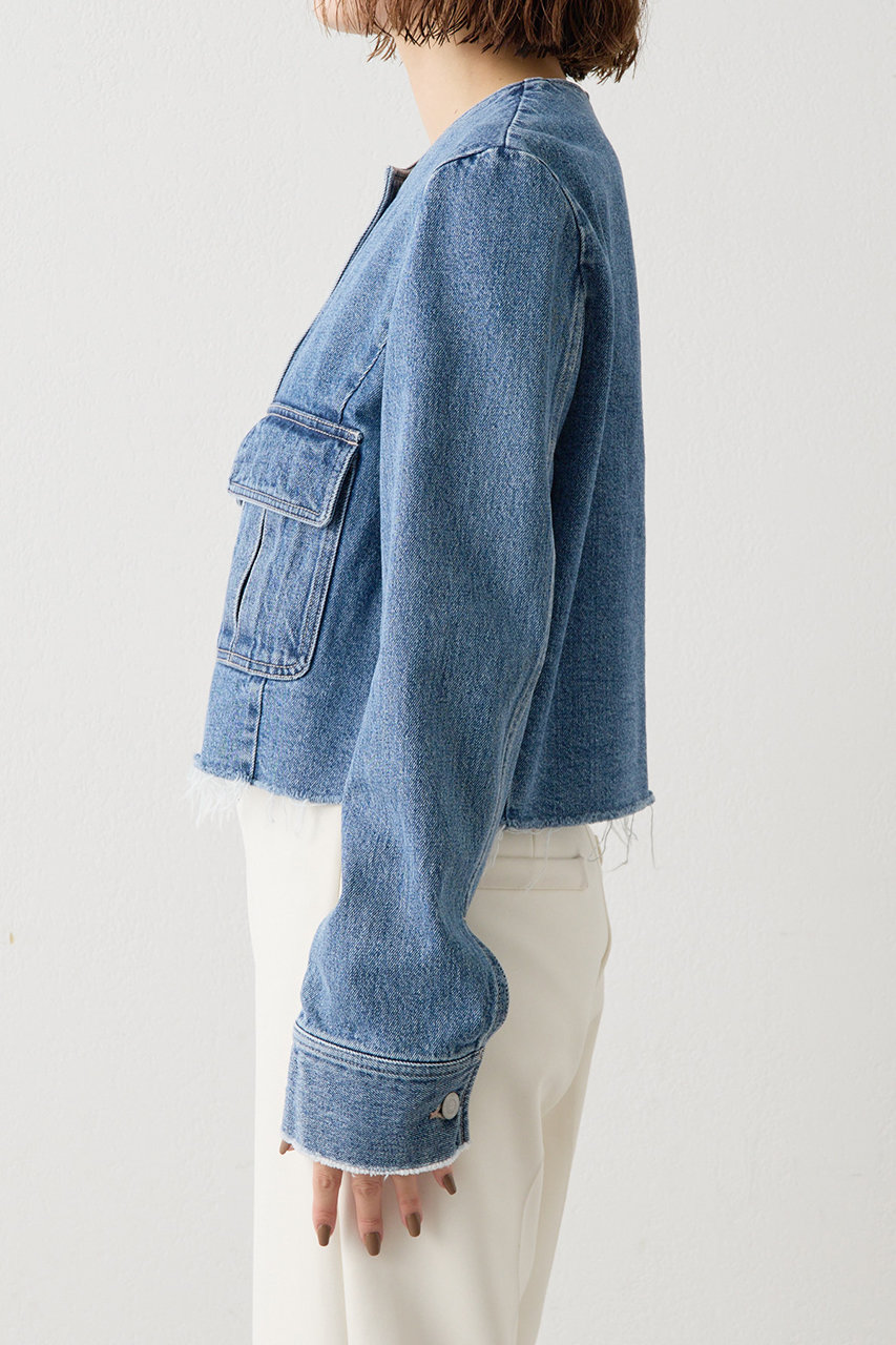 Whim Gazette(ウィム ガゼット)｜デニムクルージャケット/ブルー の
